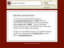 Tablet Screenshot of chicagoedesk.com